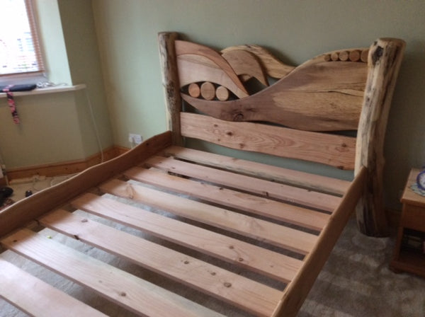 Incredible Workmanship in this Driftwood Bed