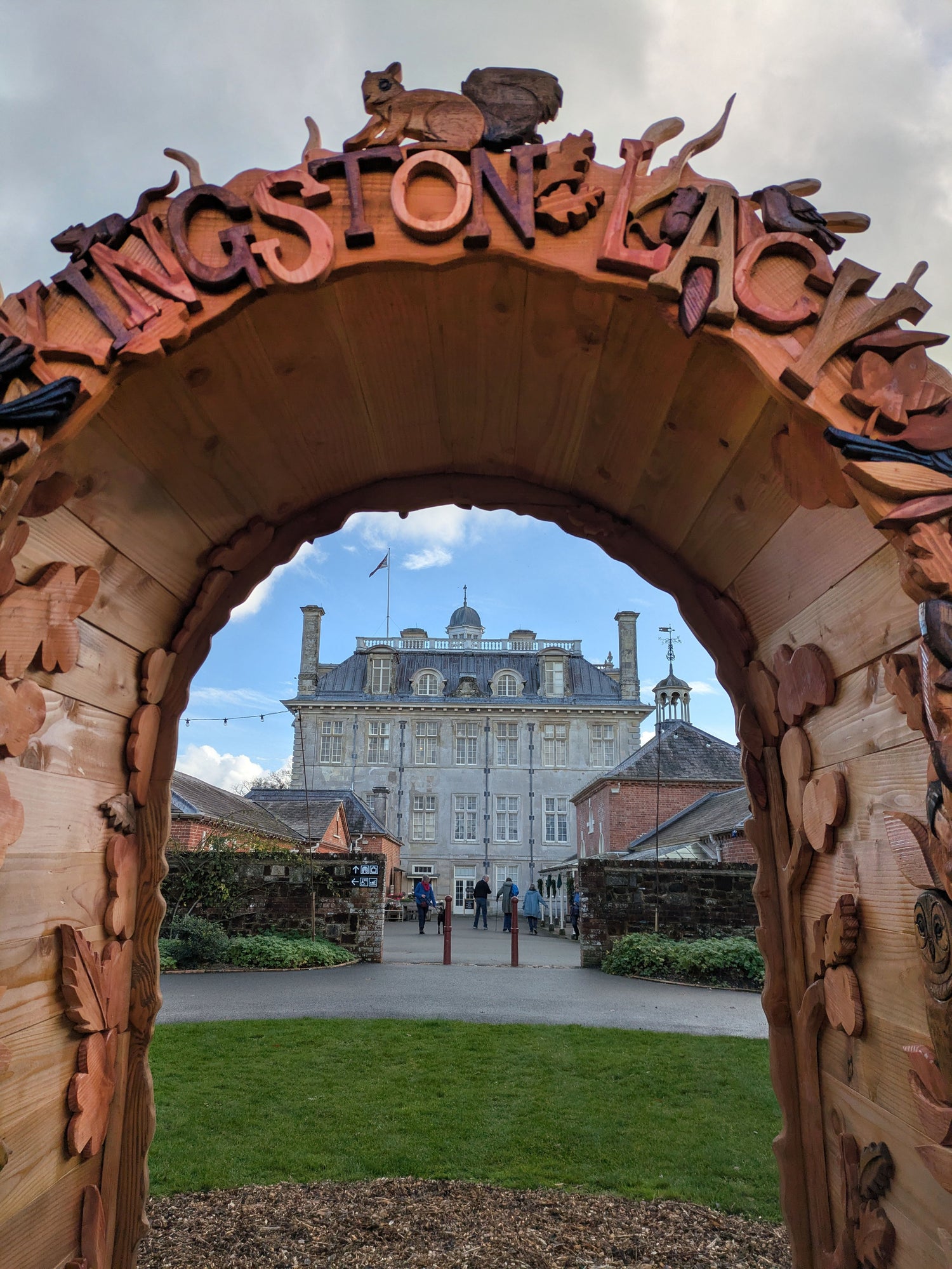 kingston lacy wooden arch