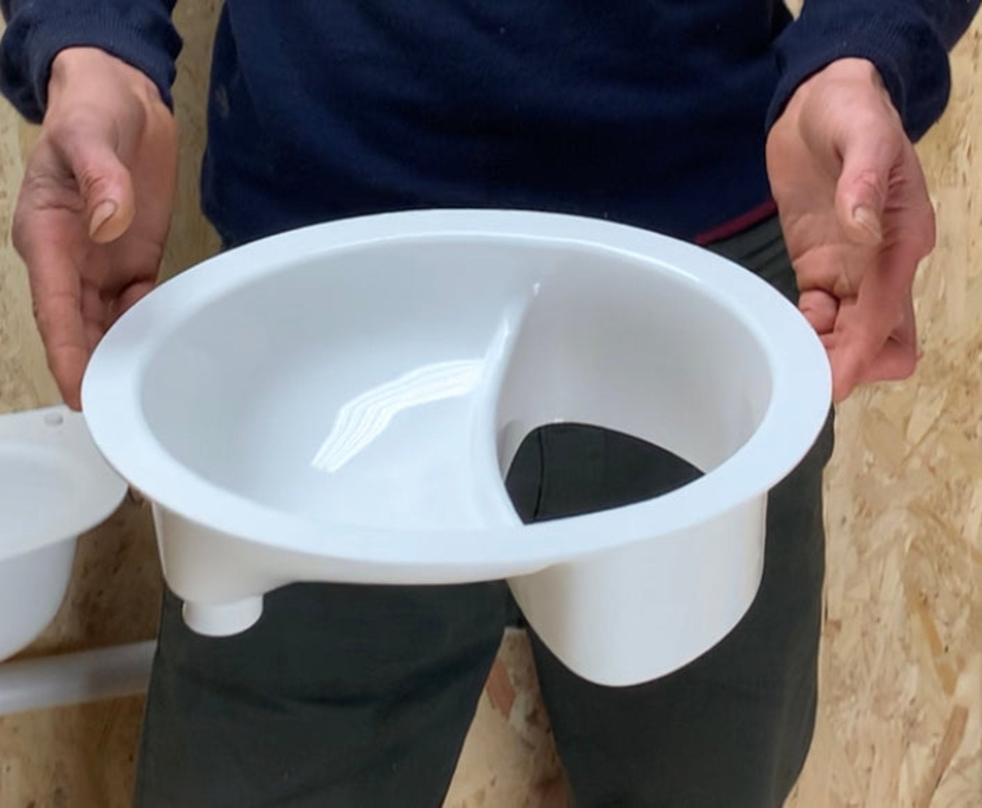 Photo of our latest version of our urine separator for sale