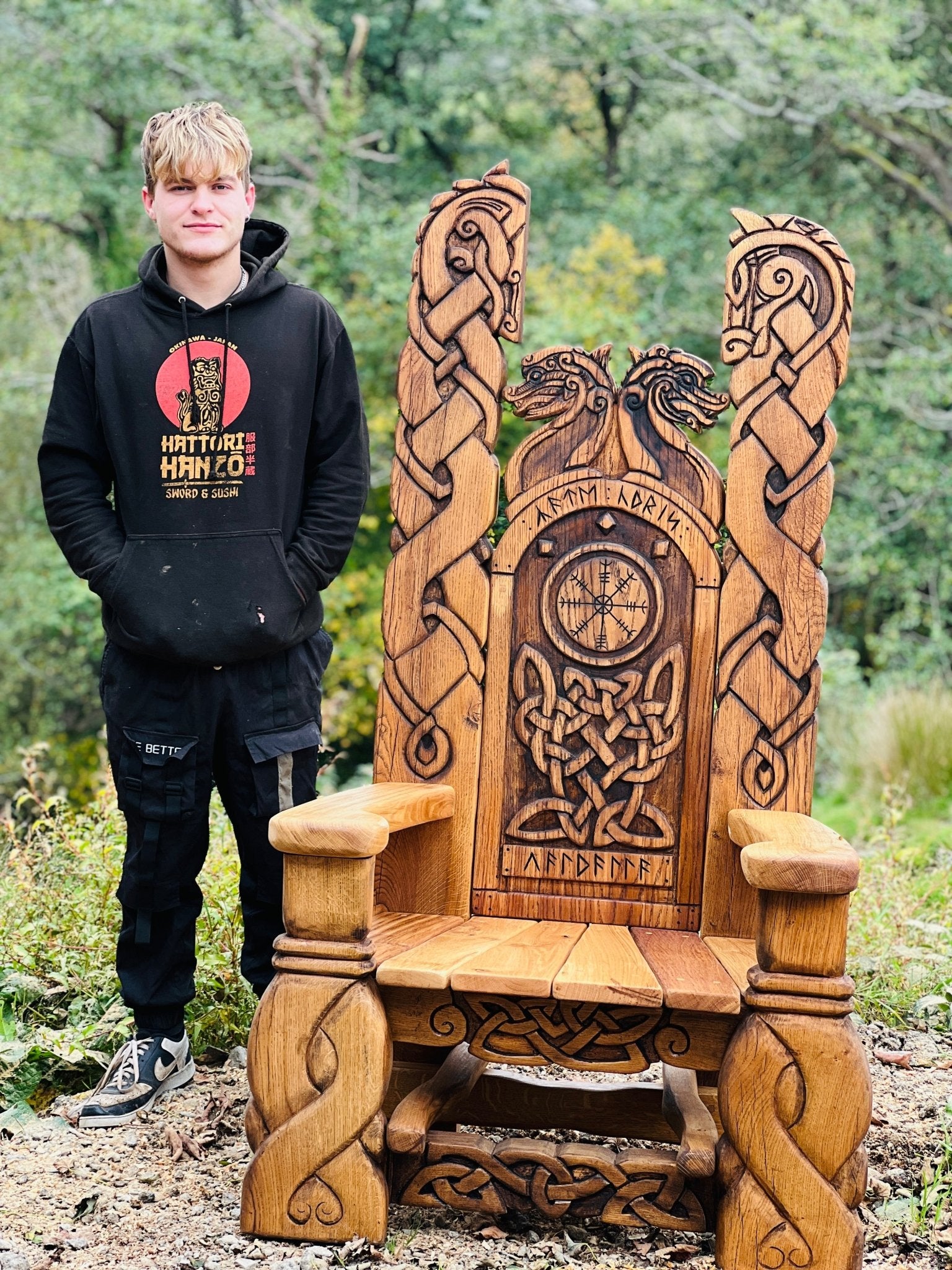 Viking Throne with Josh