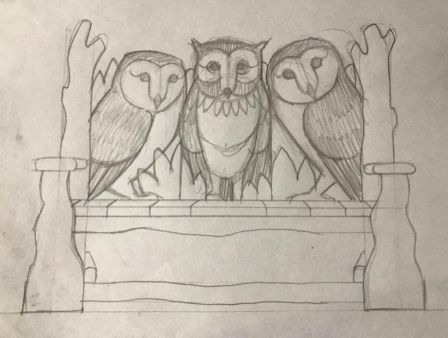 Design for owlreading chair