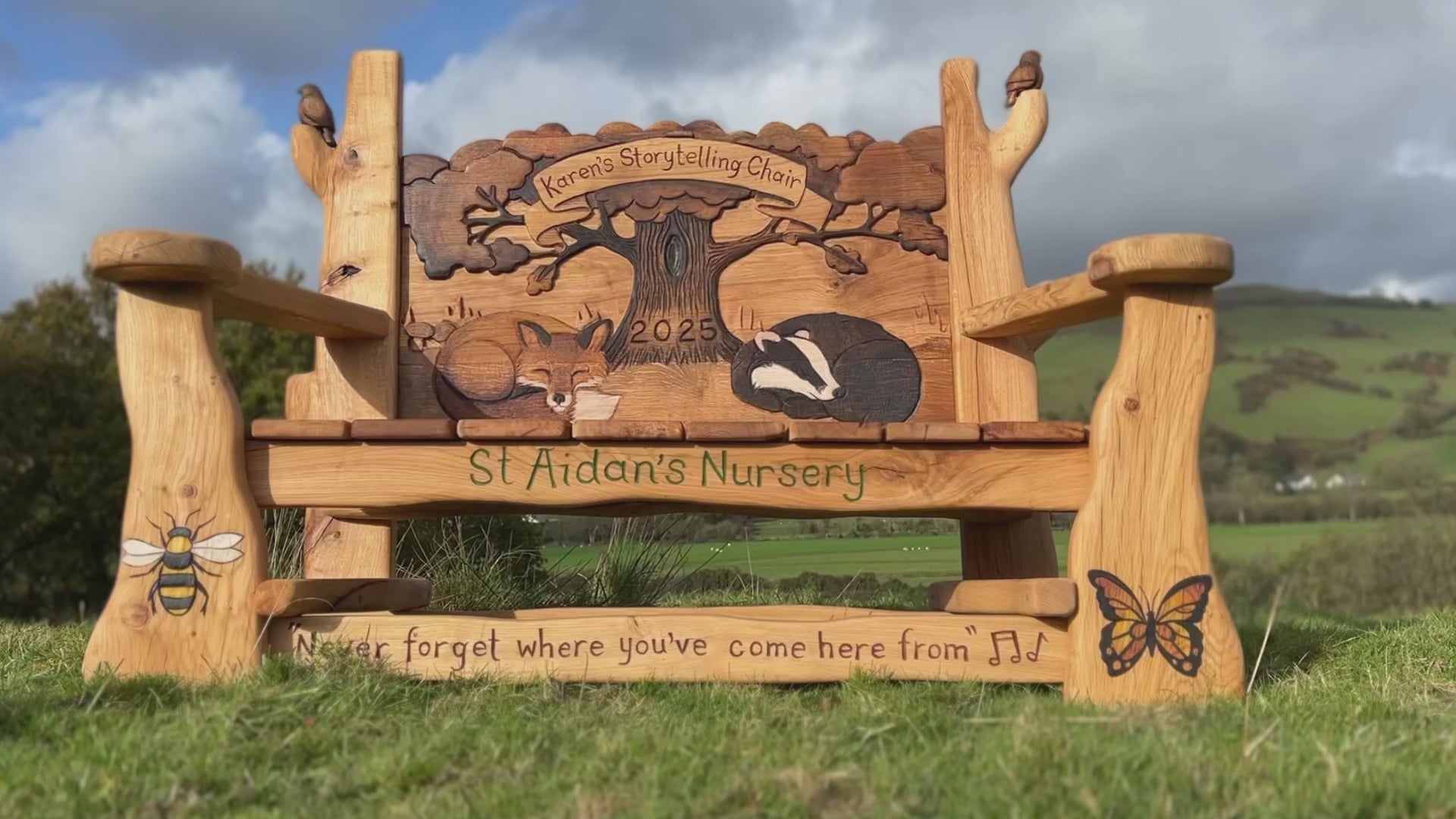 karens storytelling bench