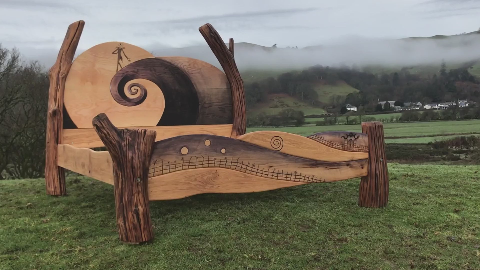 nightmare before christmas bed