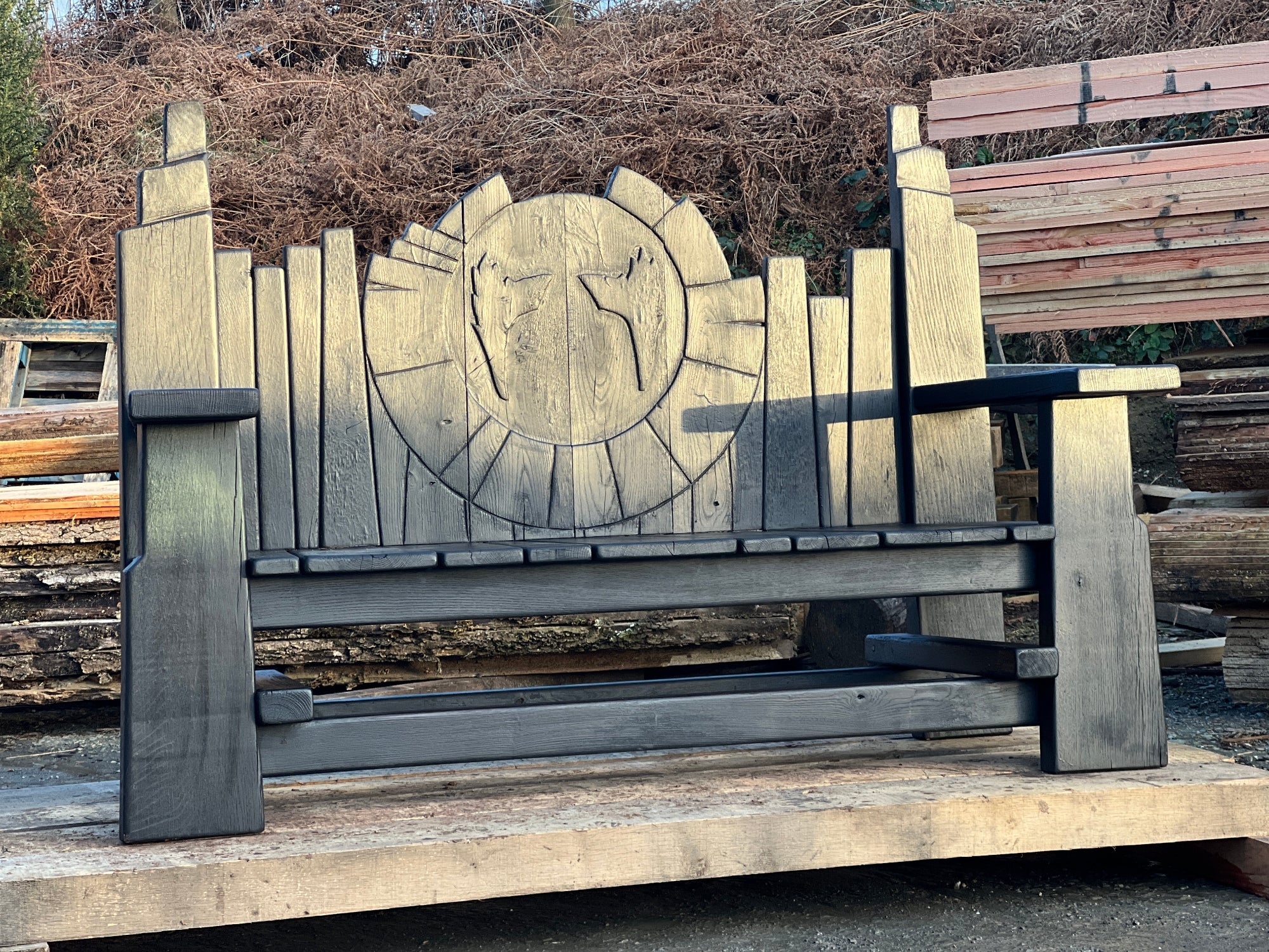 memorial bench for Keith Flint from Prodigy