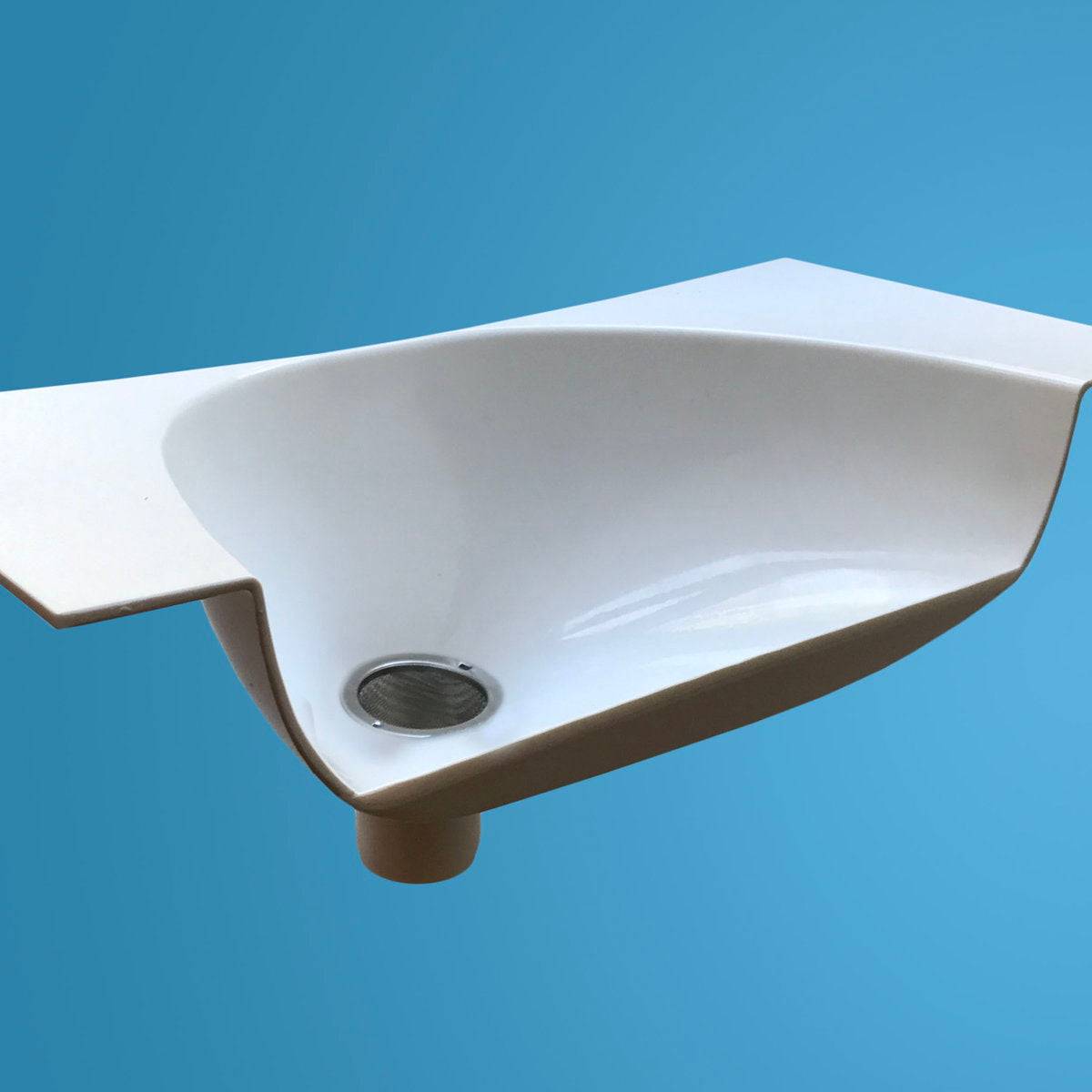 Orinatoio Da Parete Anti-odore Per Garage E Camper, Con Coperchio E Tubo Prolungato, Facile Installazione Adesiva