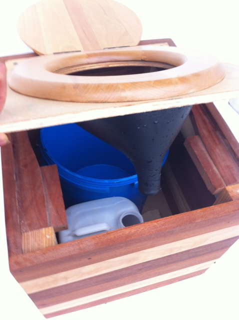 compost toilet box