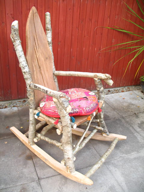 oak rocking chair