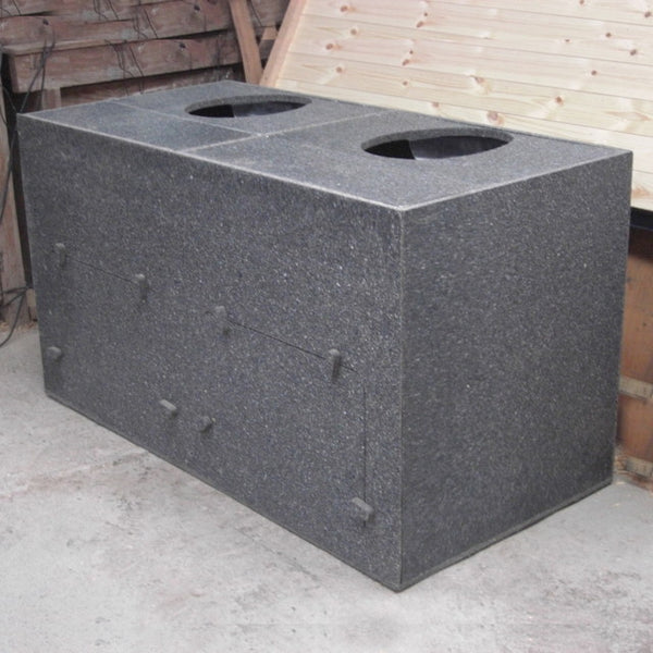 twin chamber compost toilet box