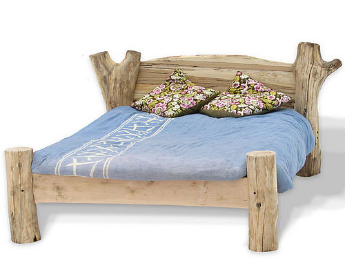 Beech driftwood bed