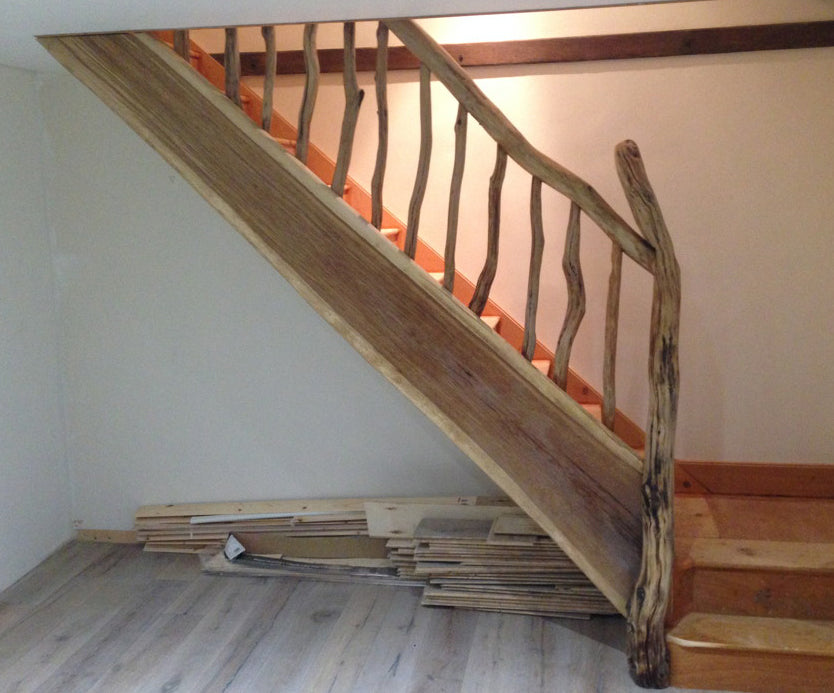 driftwood banister