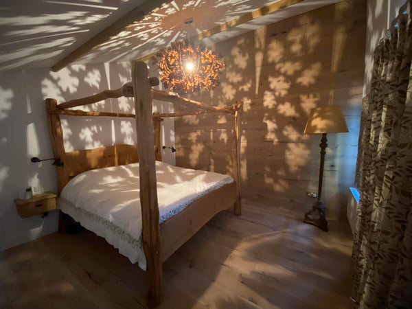 handmade-wooden bed