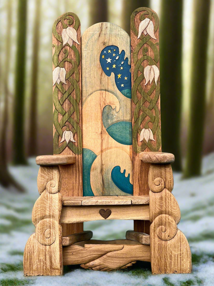 A Throne of Tides and Stars: Our Latest Storytelling Chair