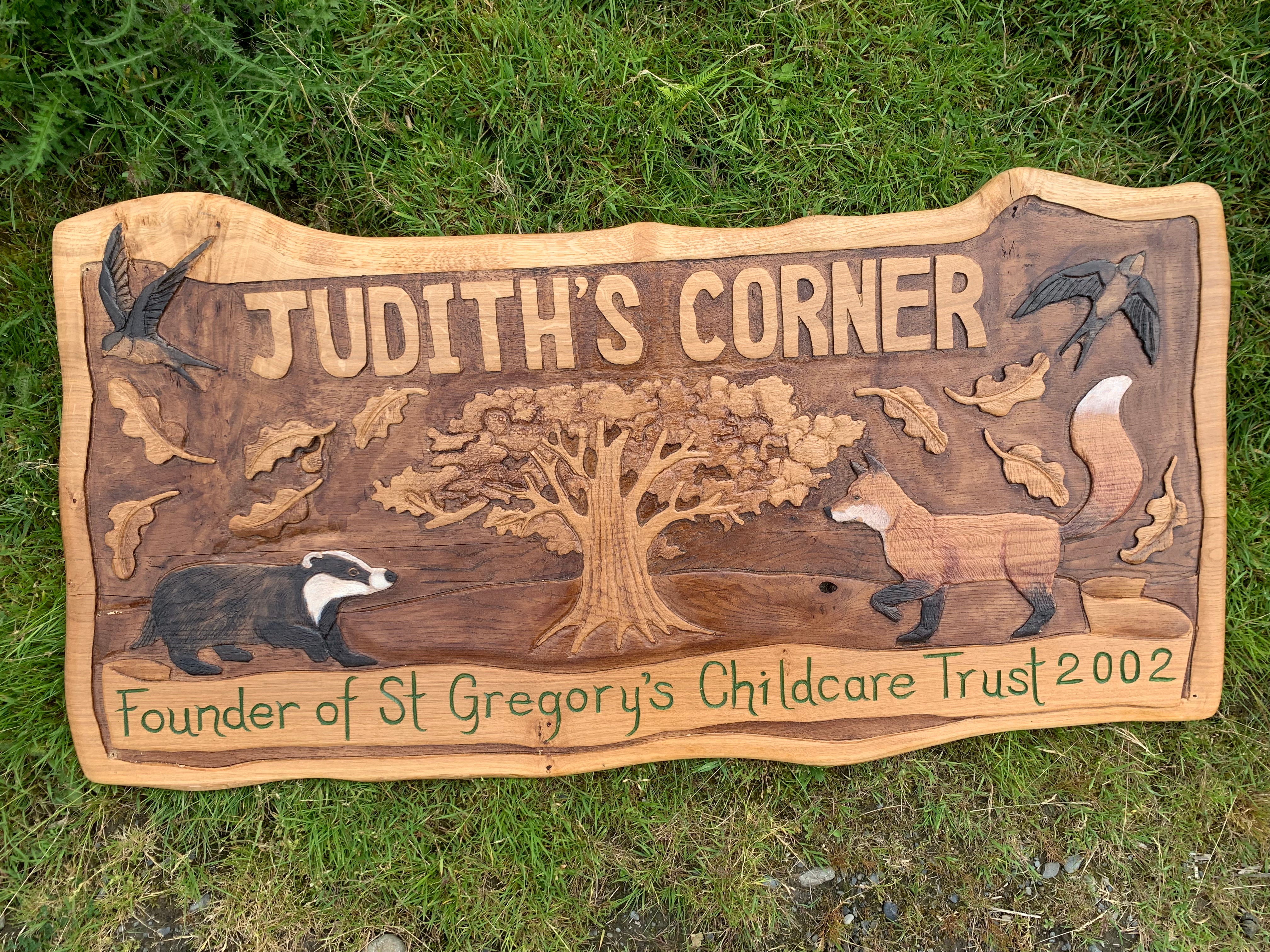 Hand-carved Wooden Signs