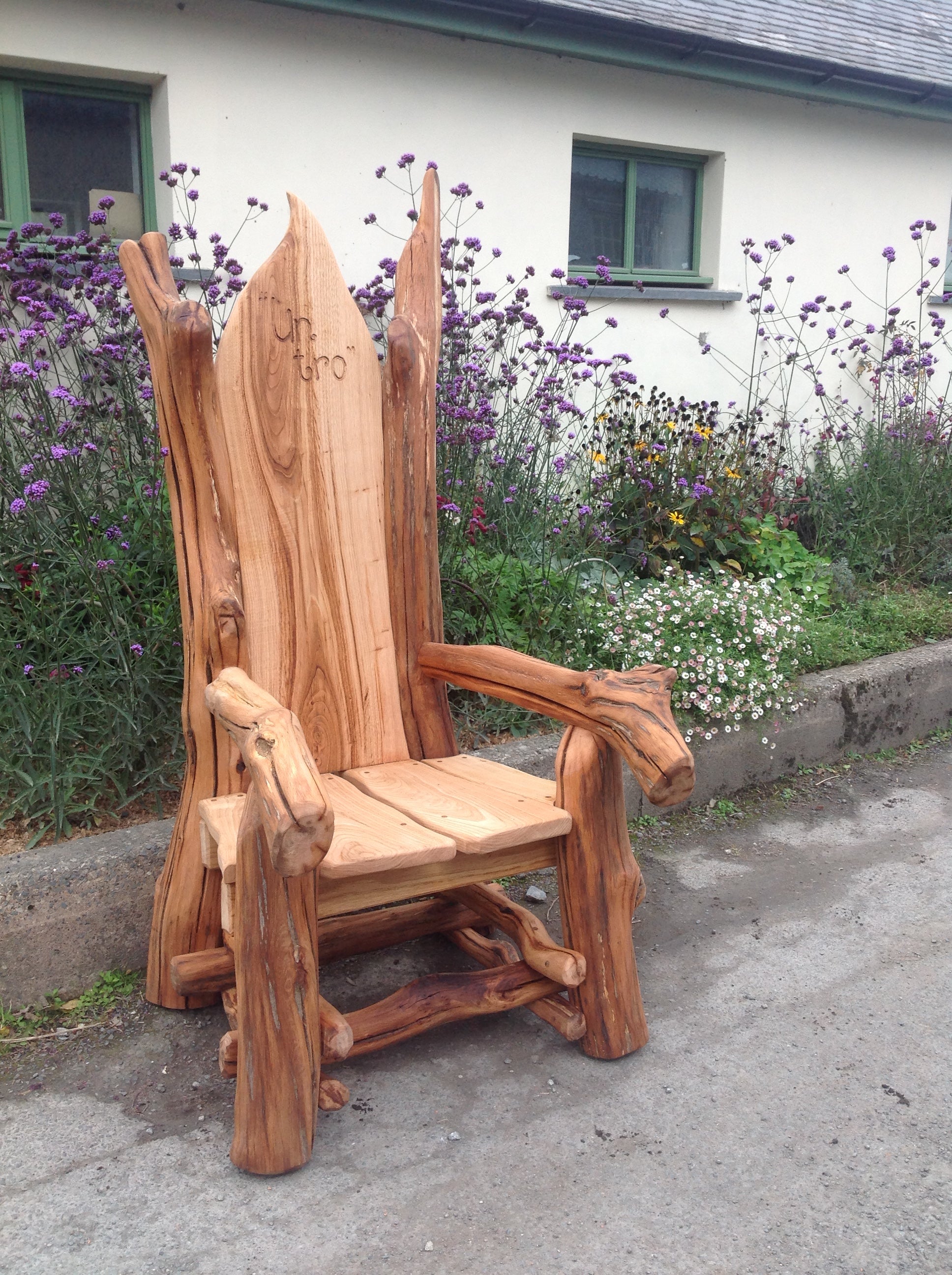 Viking chair, rustic online