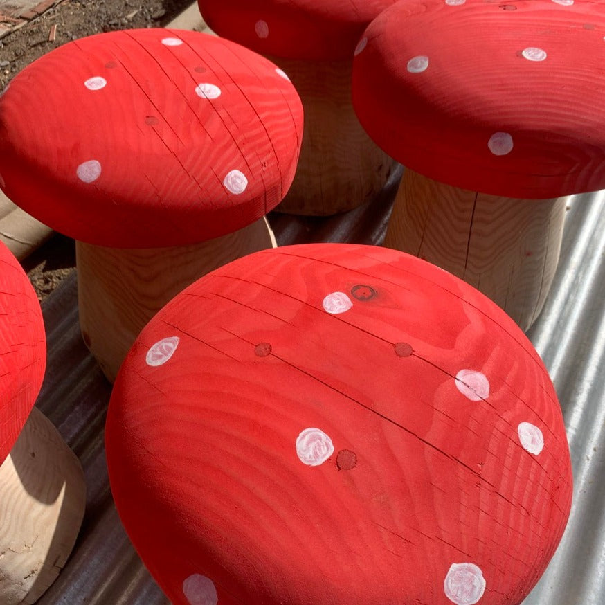 Fairytale Mushroom seat garden fantasy furniture 