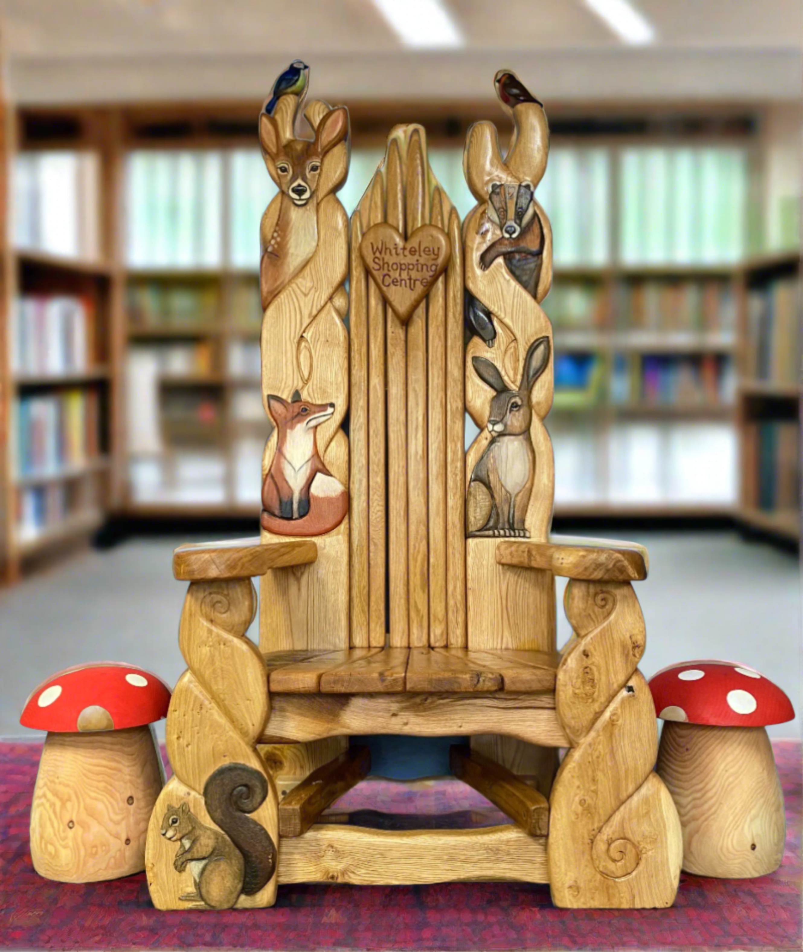 Hand Carved Chairs Celebrating the Animals of the Natural World