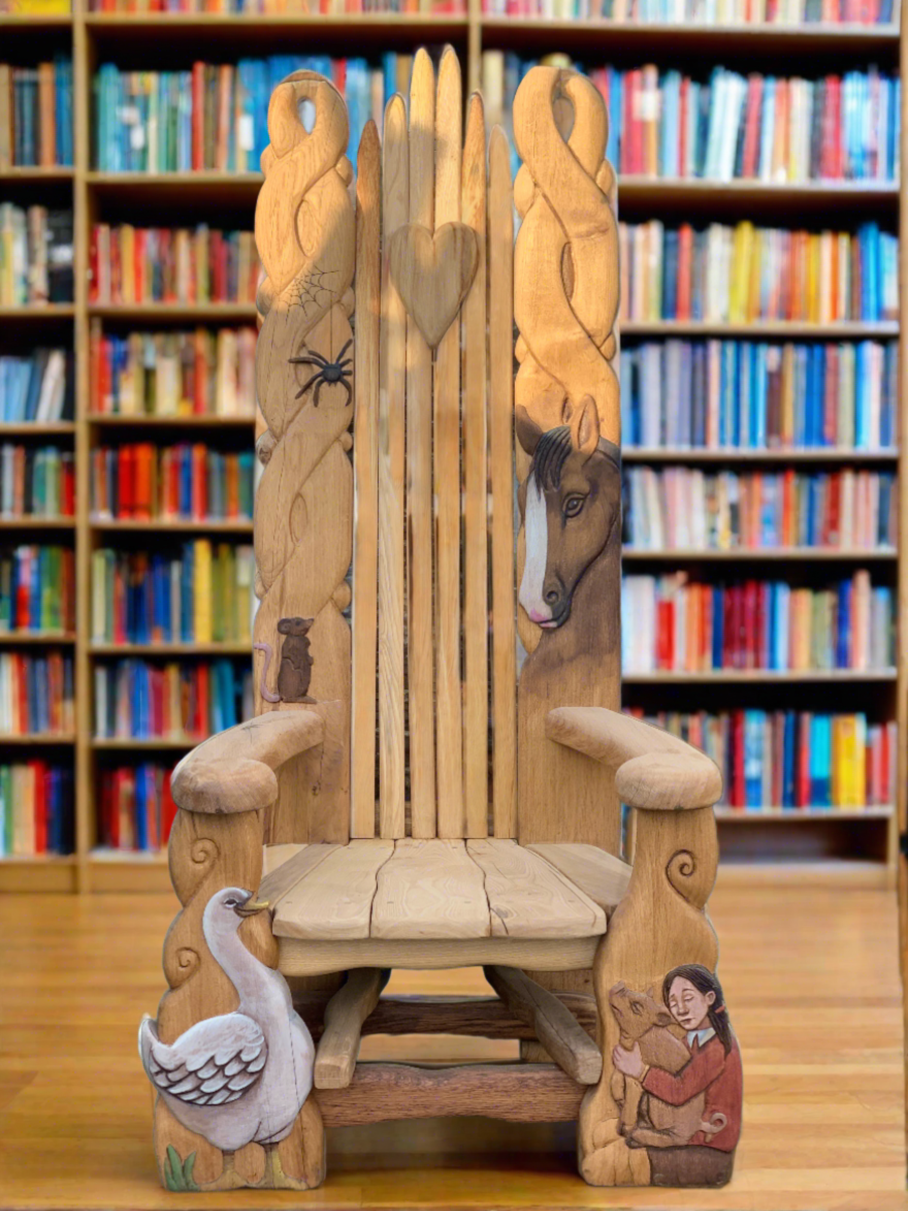 Hand Carved Chairs Celebrating the Animals of the Natural World