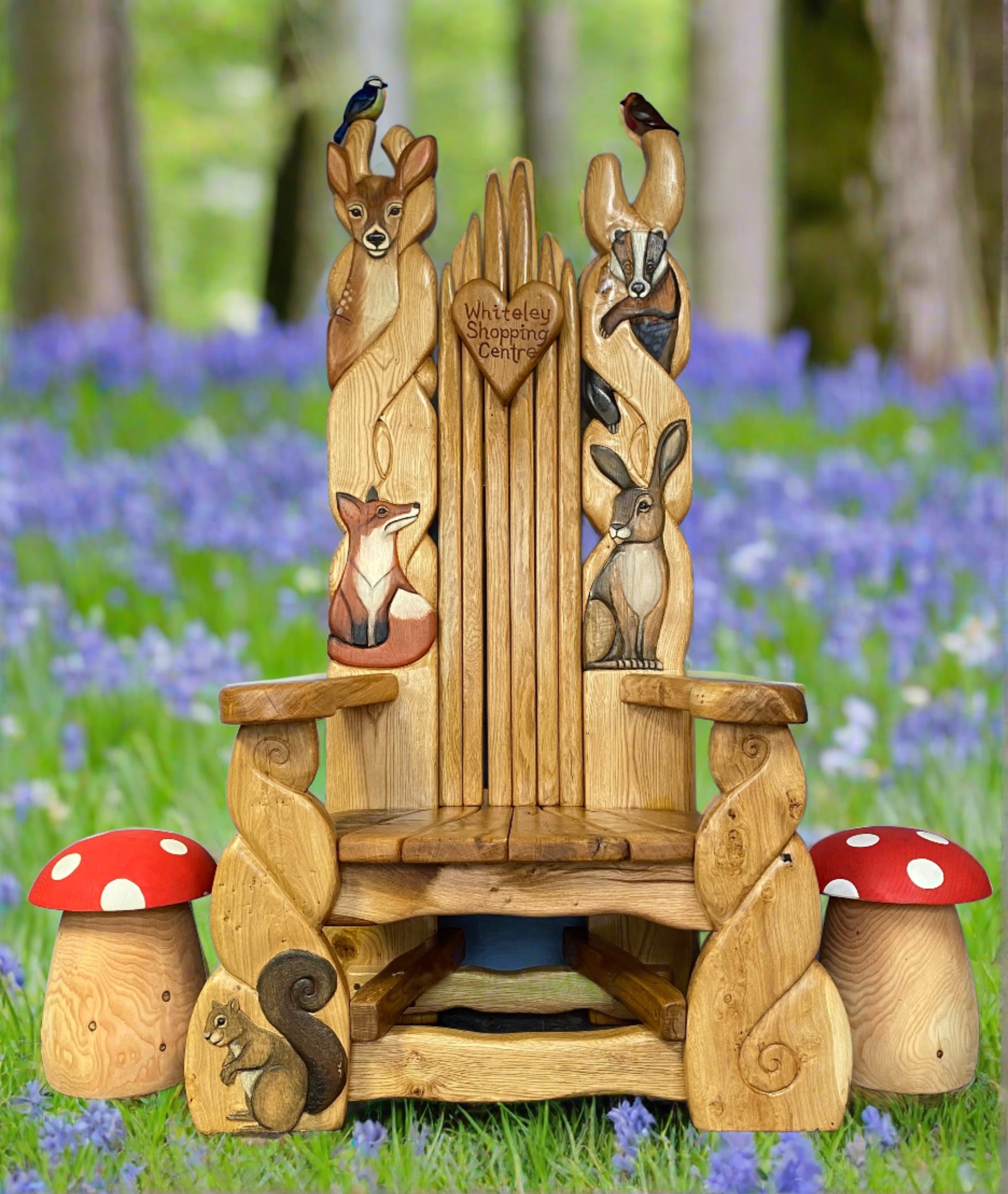 woodland animal throne for school