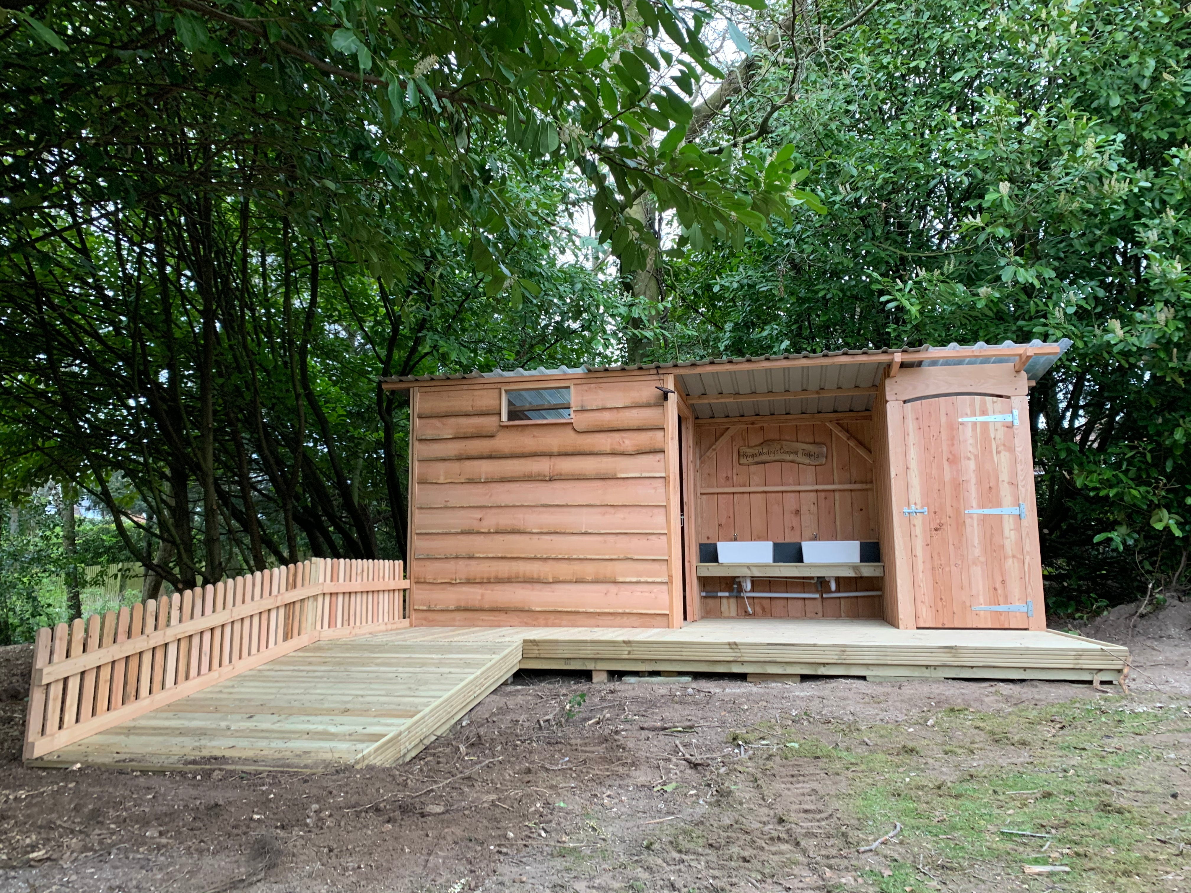 Twin Composting Toilet with Disabled Access