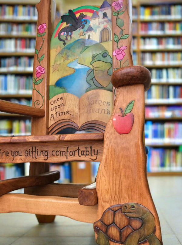 "Once upon a time" story chair