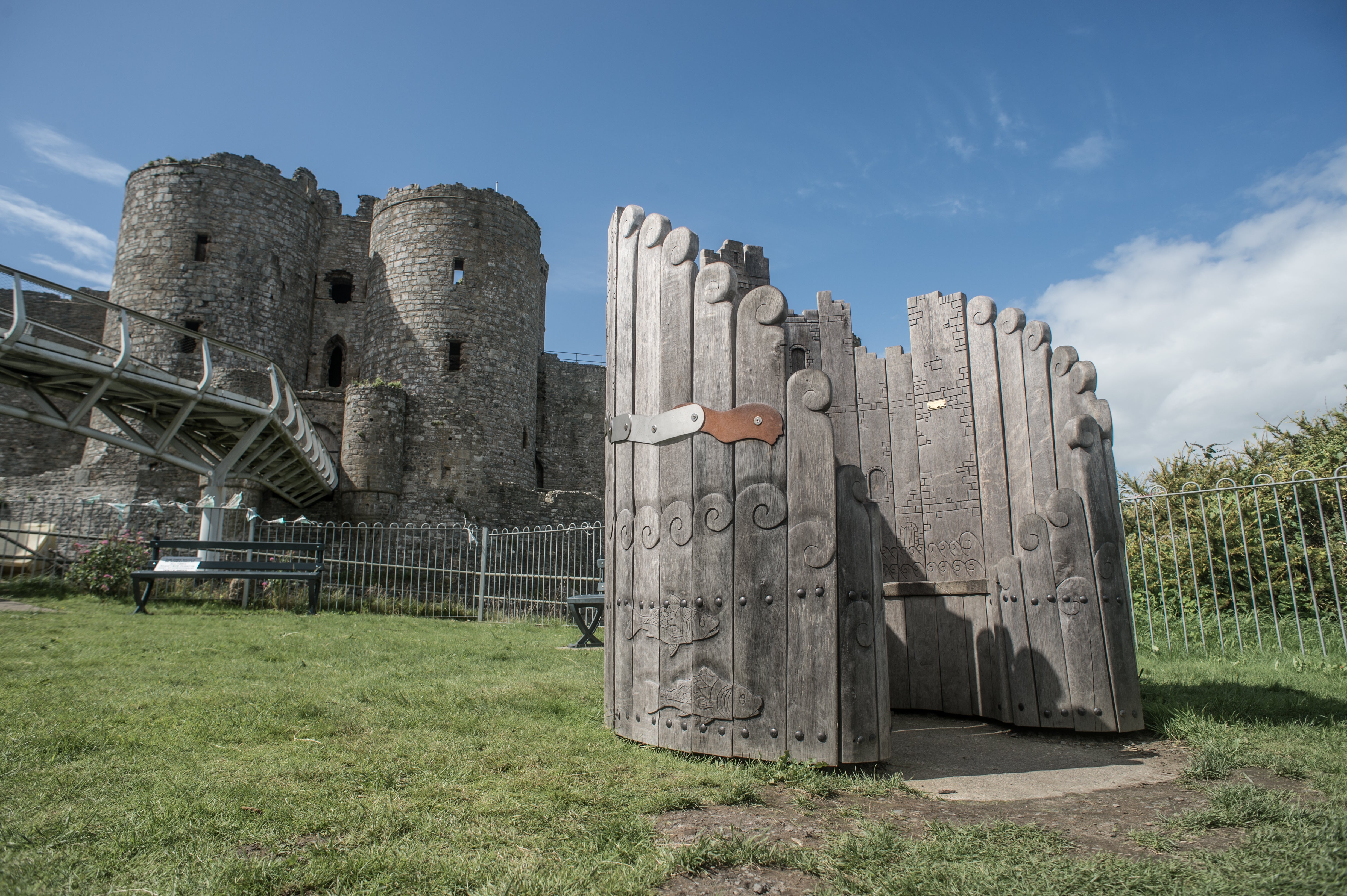 Harlech Castle Rundbank