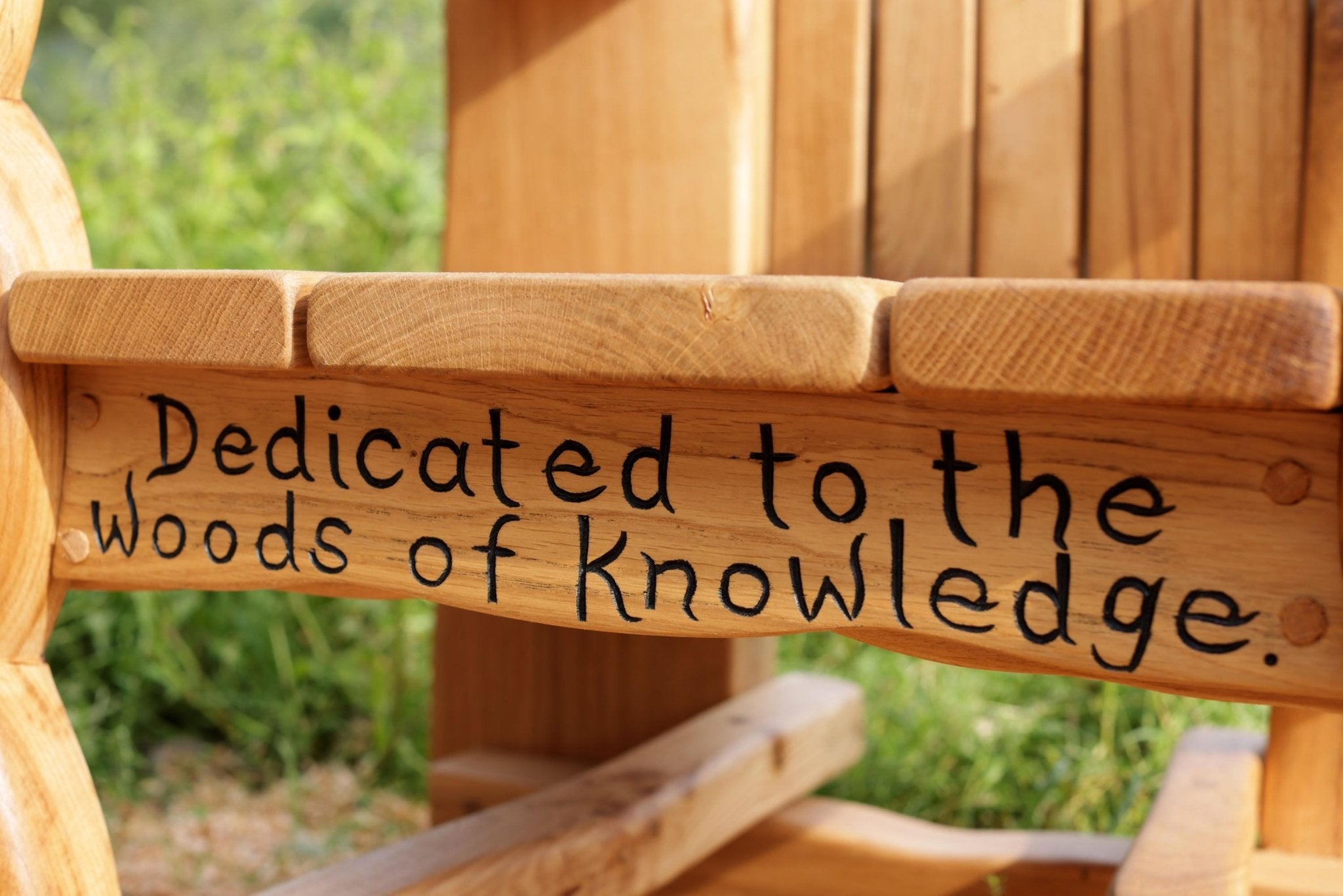 dedicated to the woods of knowledge