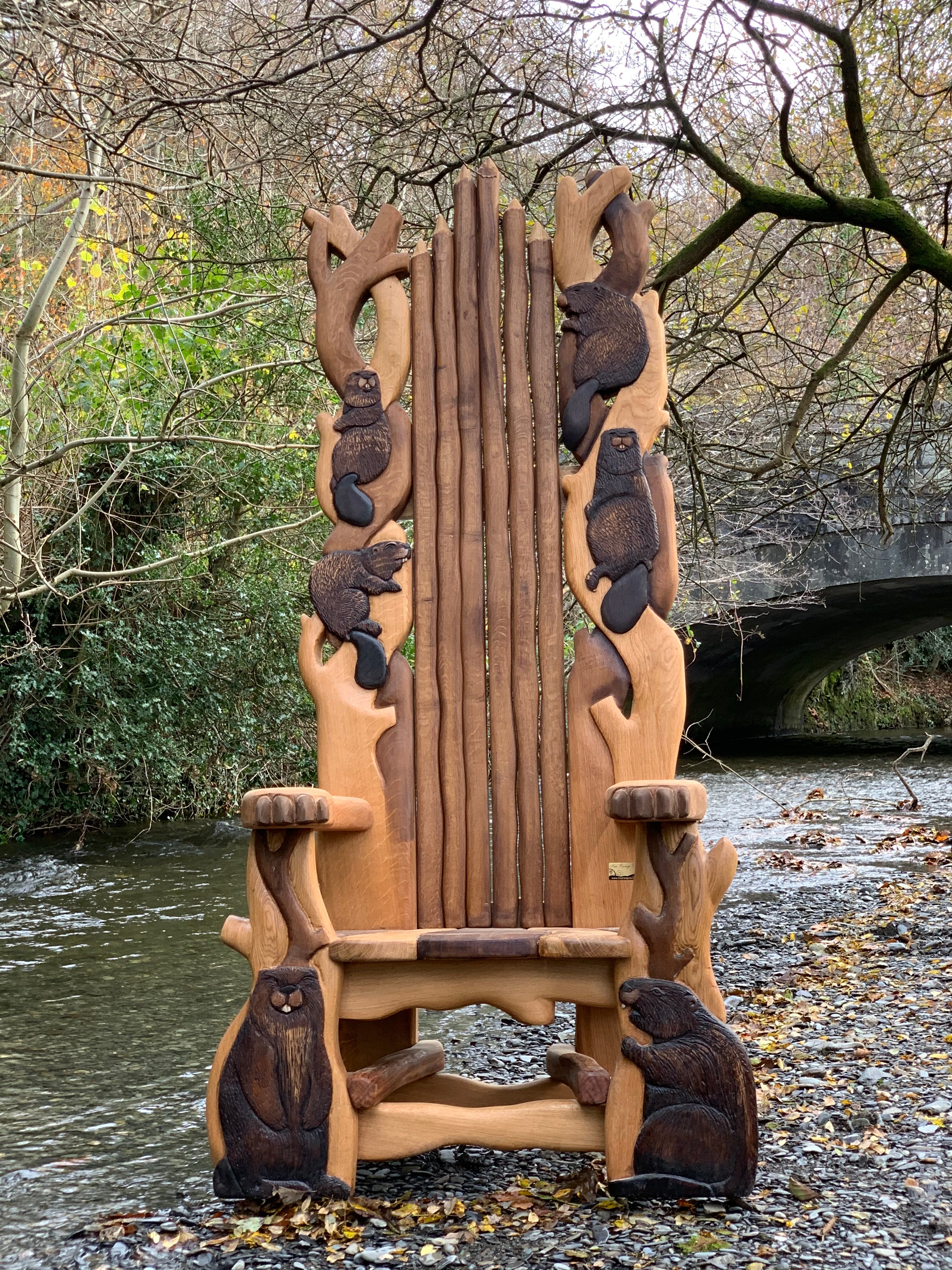 Hand Carved Chairs Celebrating the Animals of the Natural World