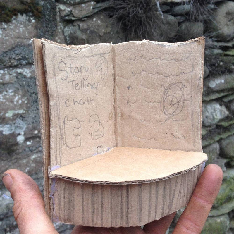 Giant Book Chair for Schools — Bespoke, Seats 4–5, Oak or Douglas Fir