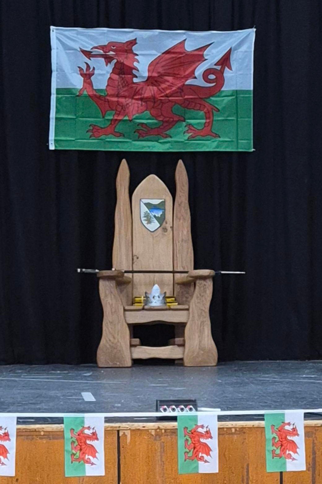Commemorative Inscription on Hand-Carved School Memorial Bench for Outdoor Classrooms
