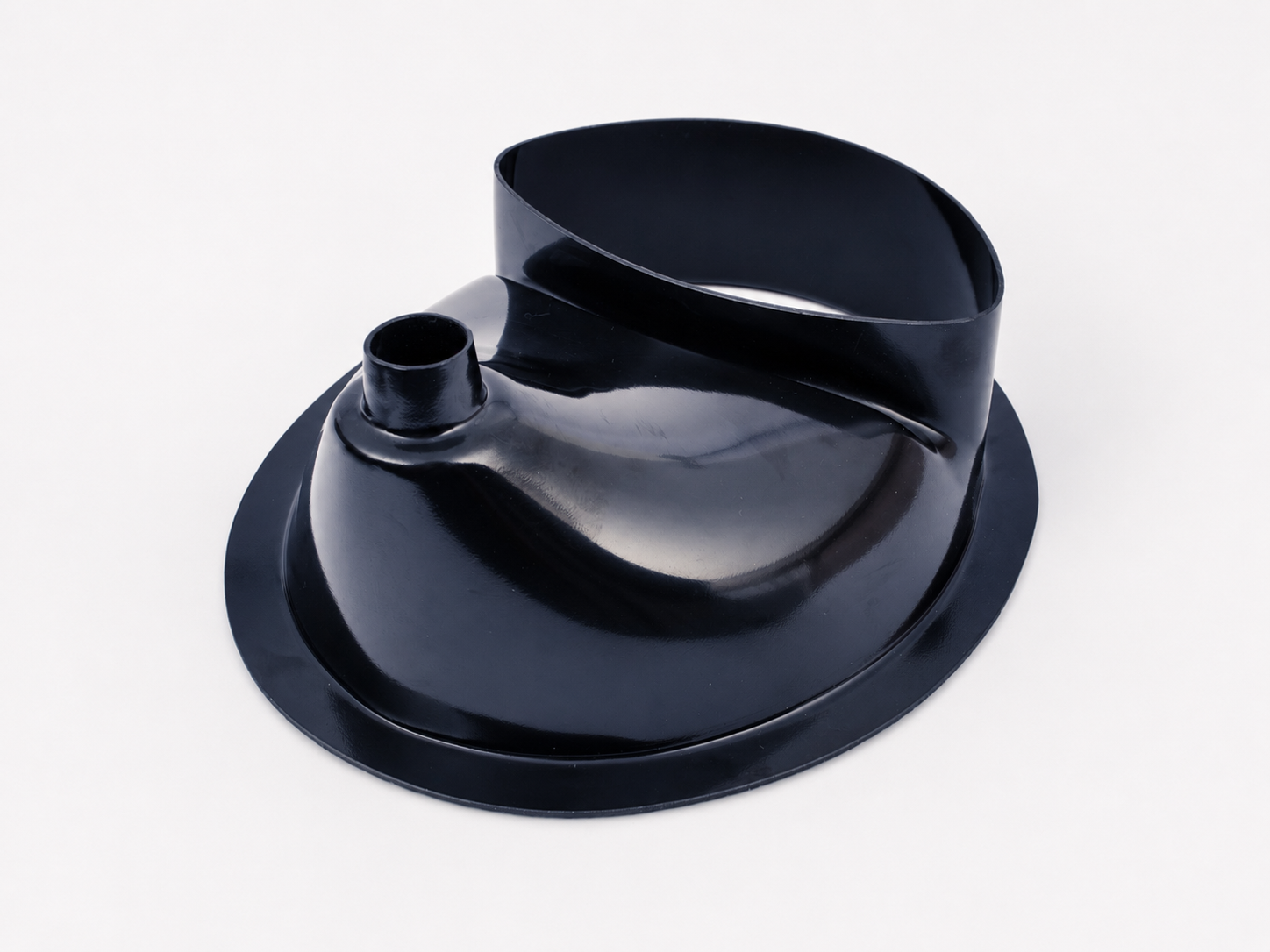 Complete urine separator for DIY dry toilet – black