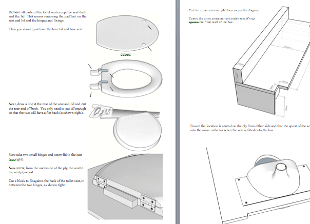 plans diy pour toilettes à compost