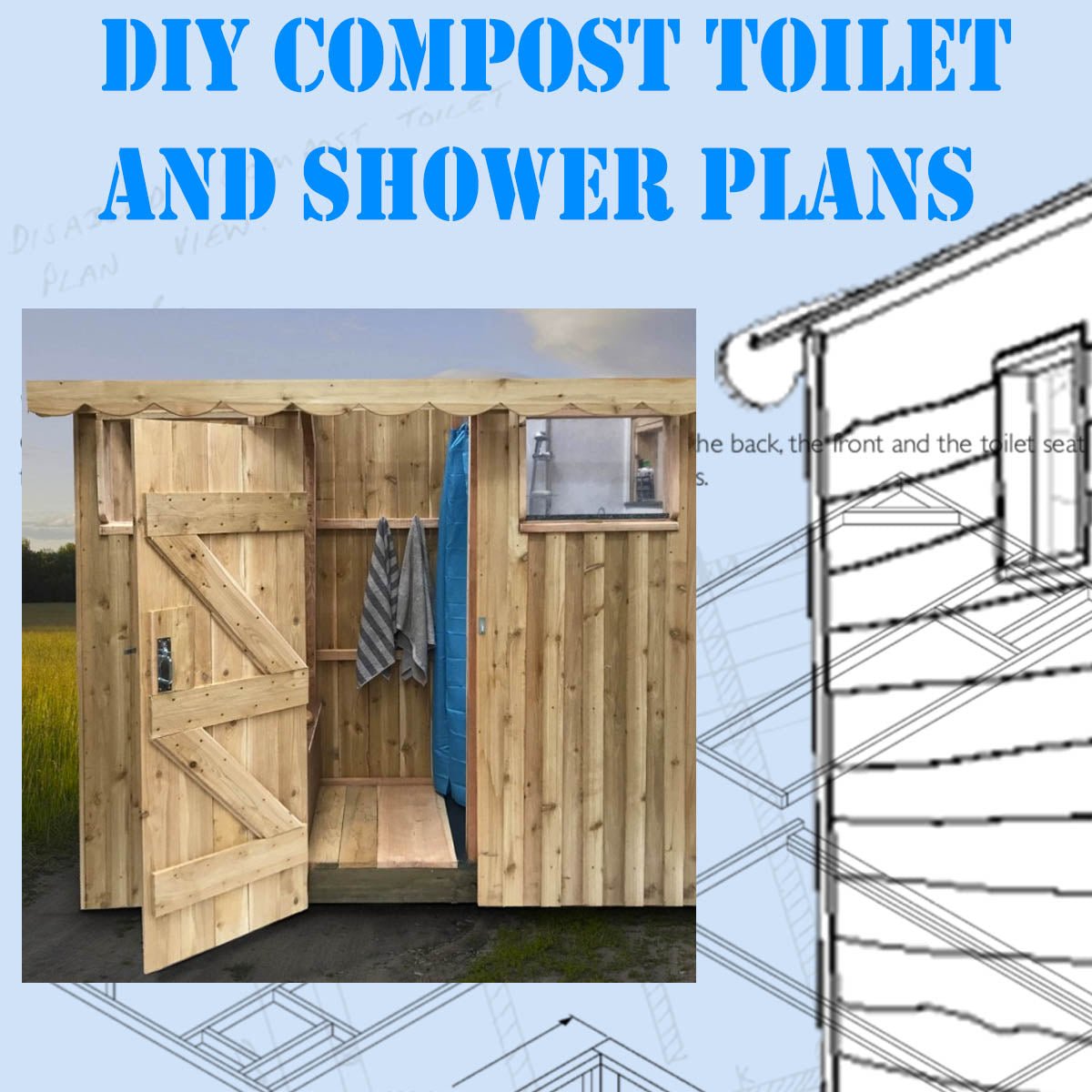 DIY compost toilet and shower plans — complete building guide