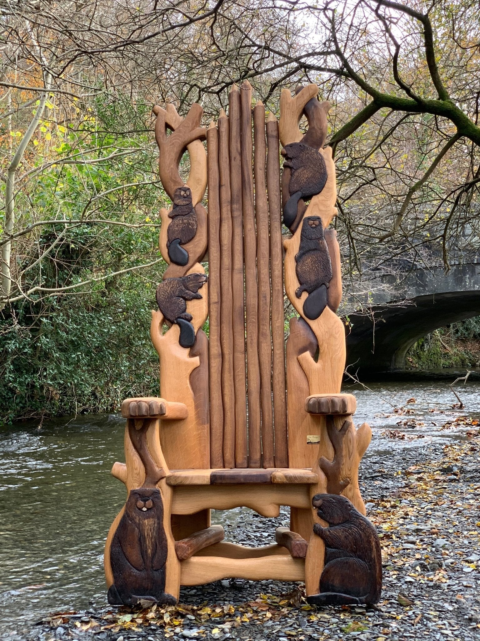 Hand Carved Chairs Celebrating the Animals of the Natural World - FreeRangeDesigns