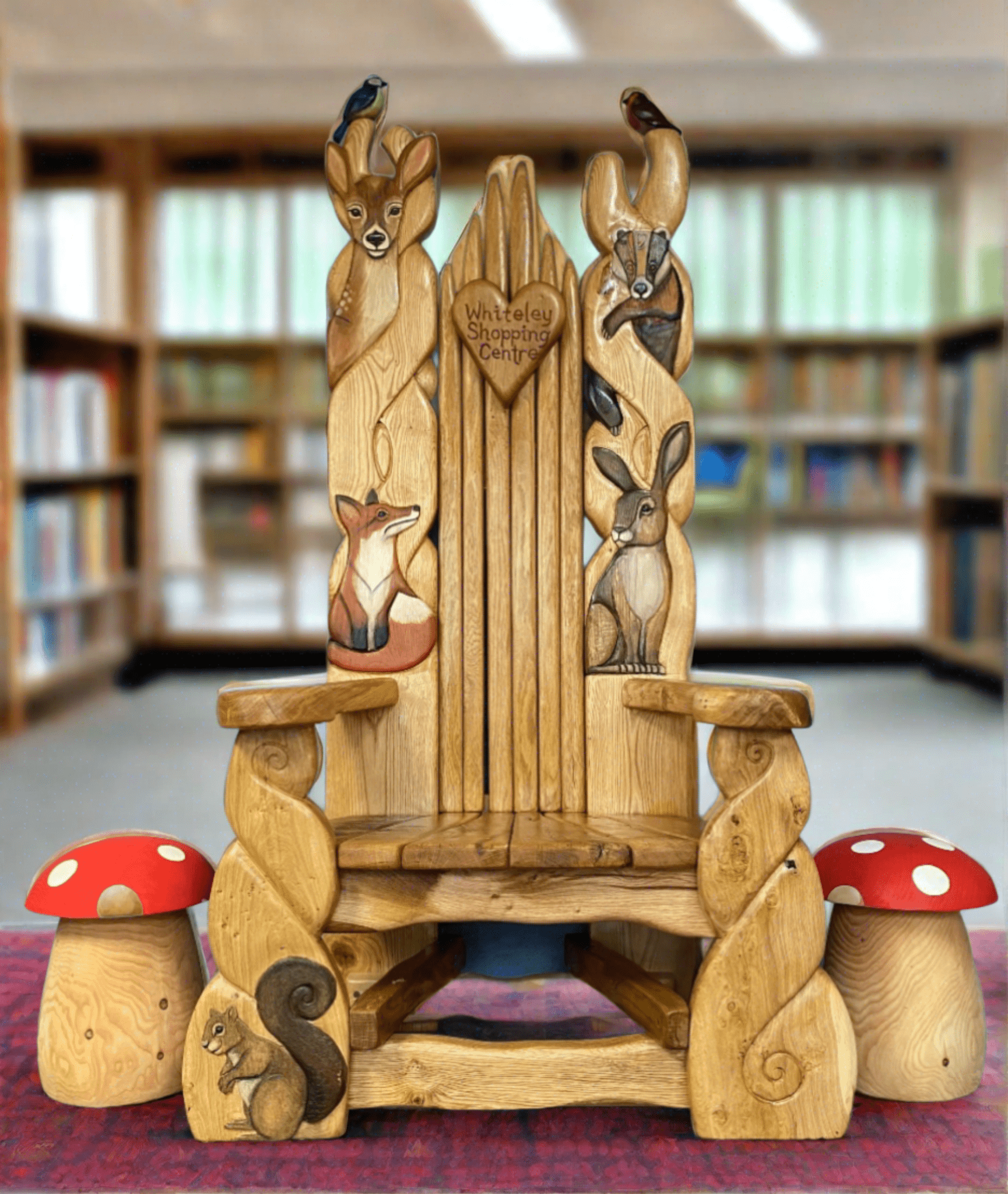 Hand Carved Chairs Celebrating the Animals of the Natural World - FreeRangeDesigns