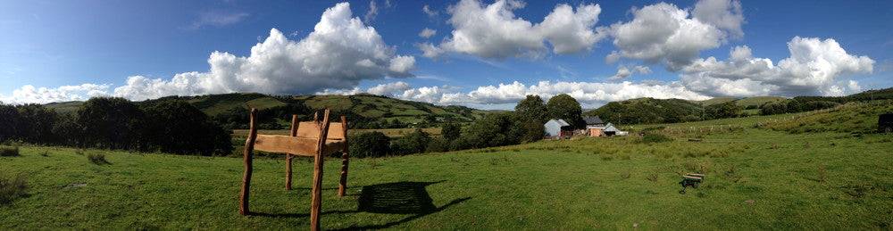 Panoramic view of handmade fairy solid oak high storage bed — bespoke, Wales