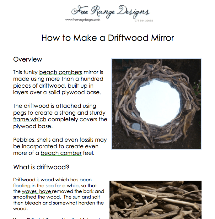 How to make a driftwood mirror — step-by-step DIY guide for natural coastal art