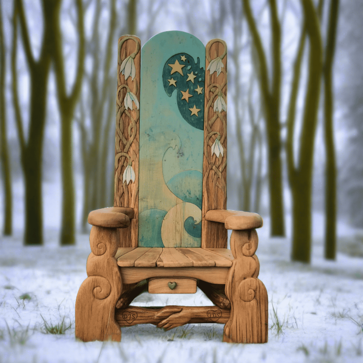 Magical Snowdrop Story Time Chair | Handmade Wooden Furniture from Wal