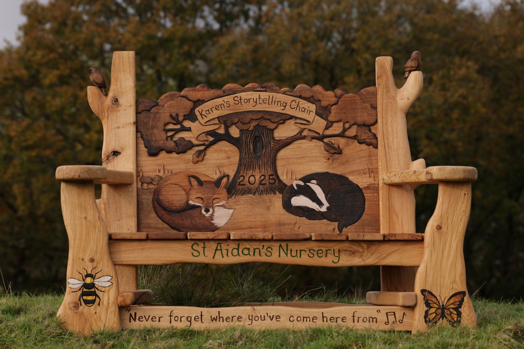 Memorial Garden Bench - FreeRangeDesigns