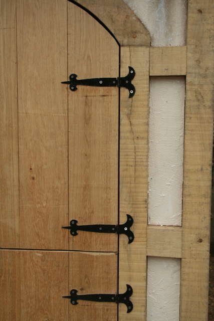 Handcrafted oak-framed sentry box with shingle roof — bespoke garden shed, Wales