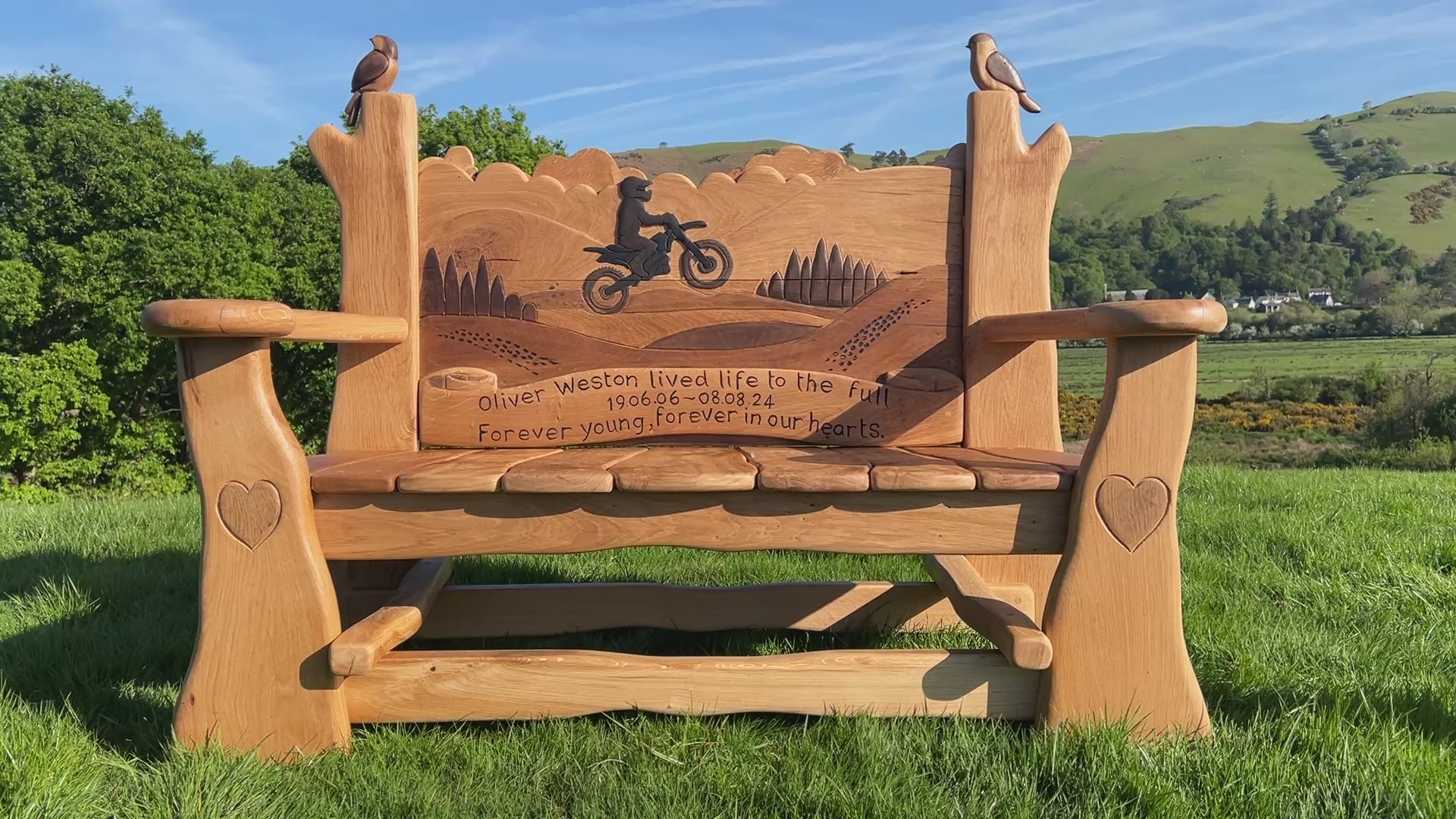 memorial bench video