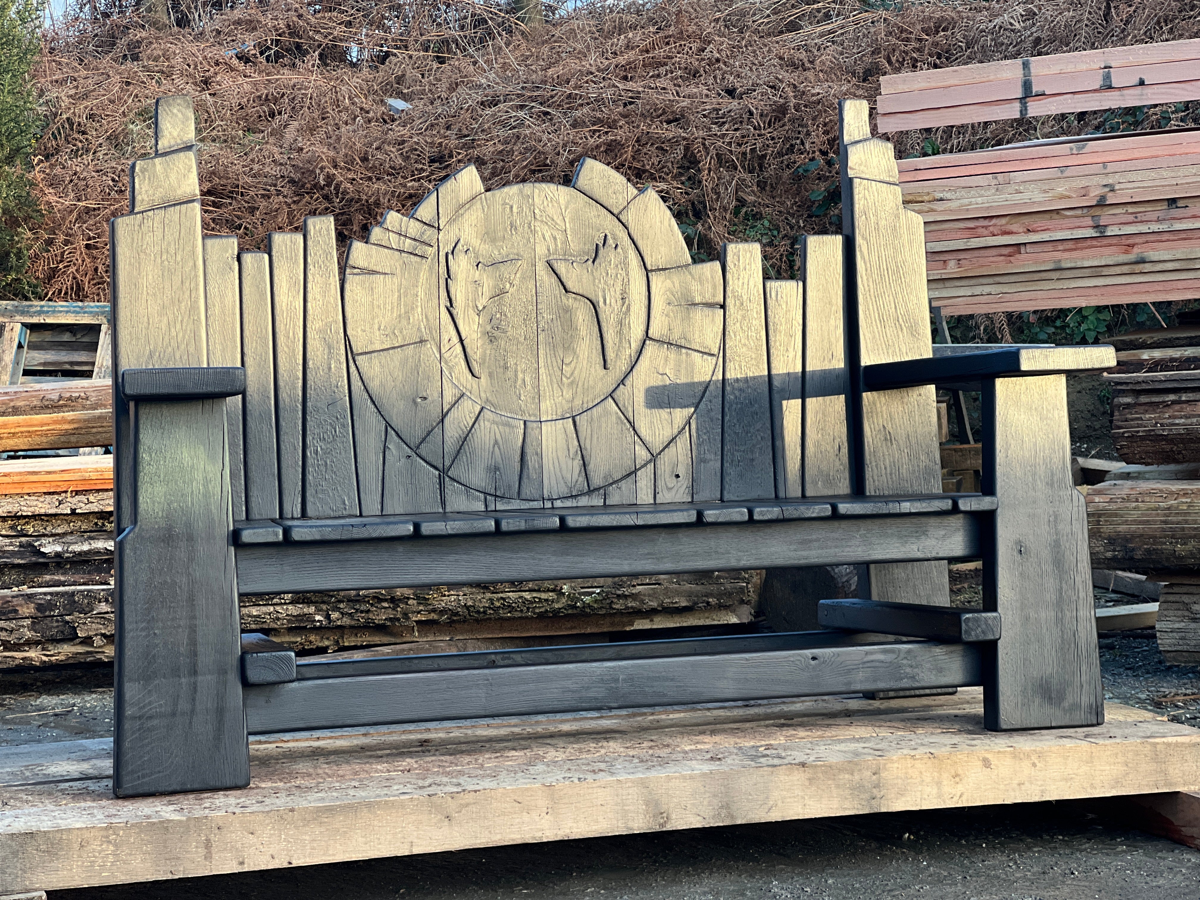 memorial bench for Keith Flint from Prodigy