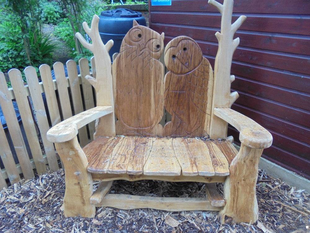 banc de jardin hibou