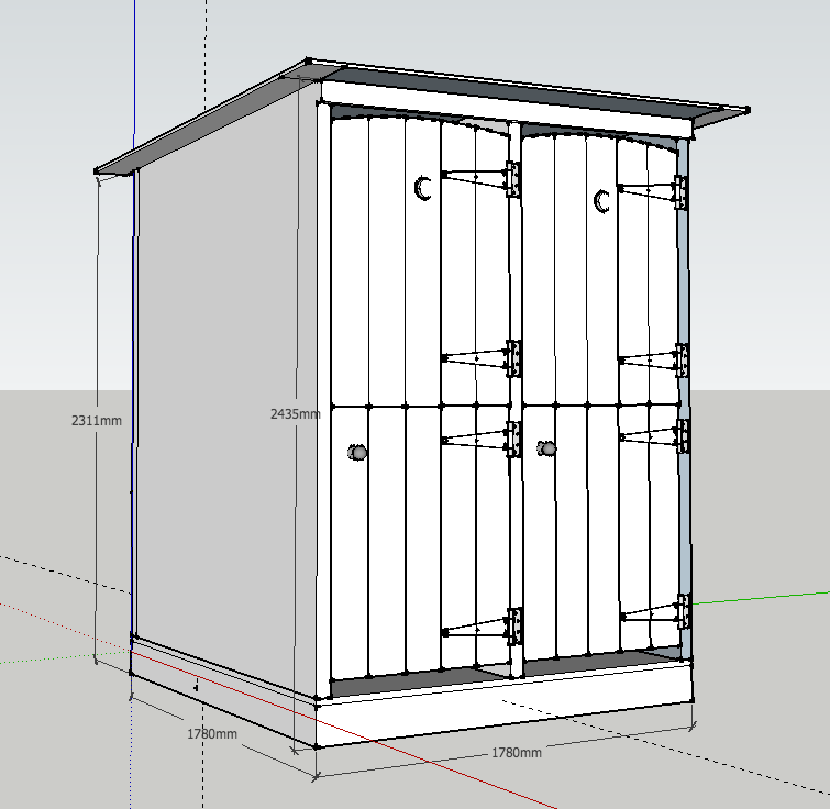 toilet and shower dimensions