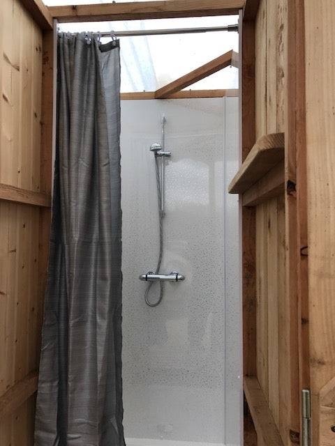 glamping shower