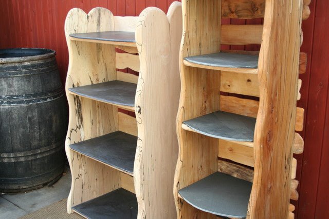 étagère à livres en bois