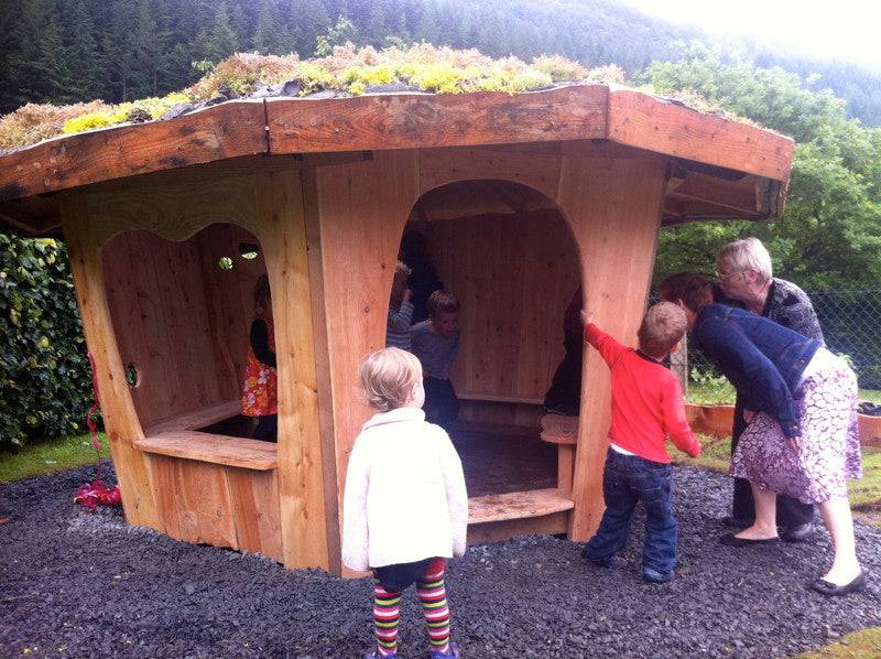 maison de conte avec enfants