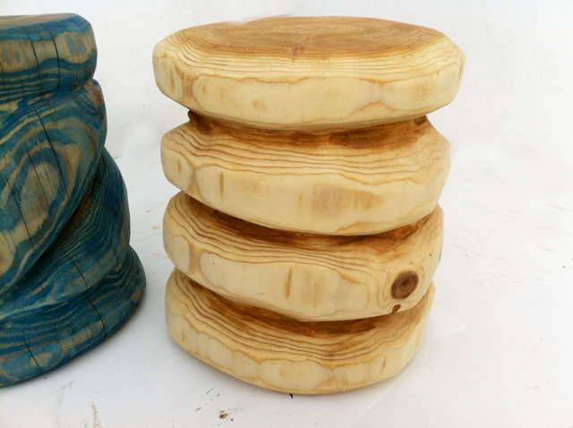 Carved oak story stools — handmade bespoke seating for schools and storytelling spaces, Wales