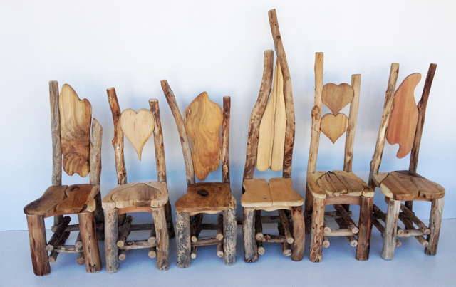 Handcrafted natural wood children's chairs for crèches and nurseries — bespoke organic furniture, Wales
