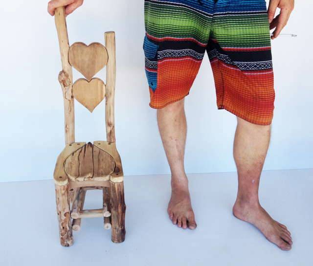 Set of handcrafted natural wood kiddies chairs — bespoke children's furniture for schools and nurseries, Wales