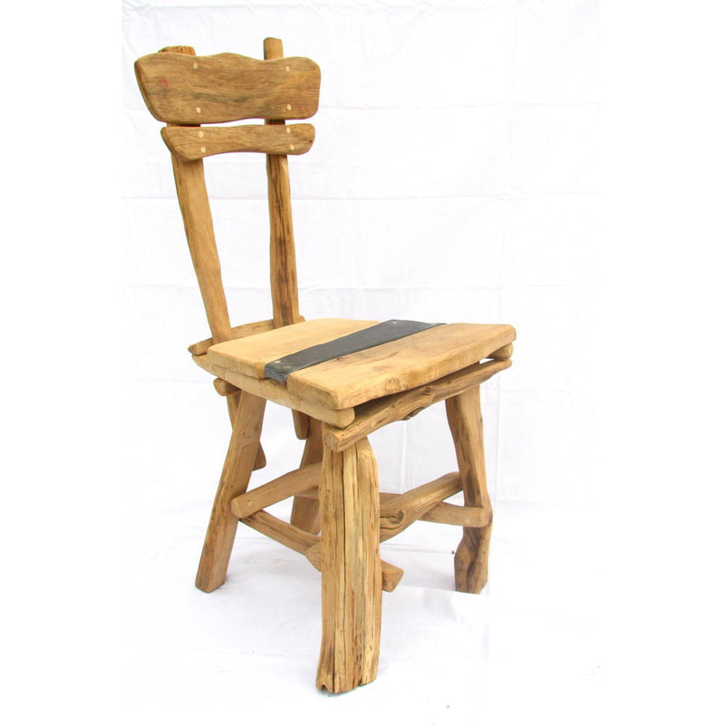 organic wooden dining room chair